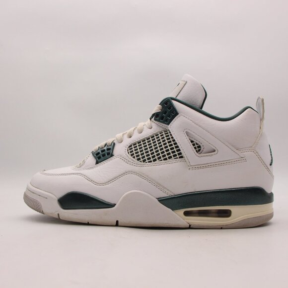 Nike Air Jordan 4 Retro Men's 10 Oxidized Green White Casual Sneakers FQ8138-103 - Picture 4 of 10